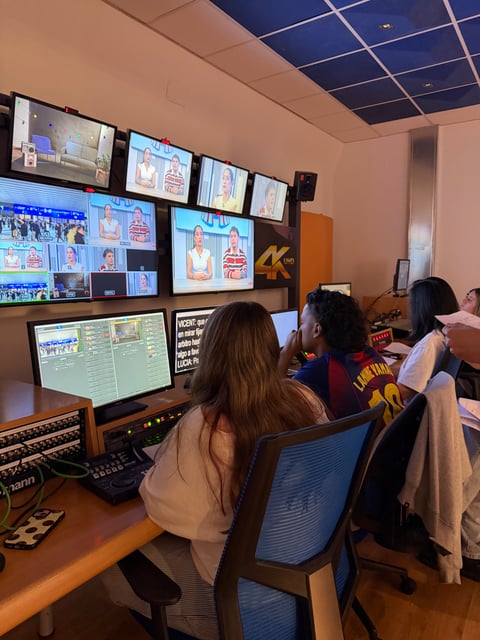 Tecnología 4K en el plató de control de CES